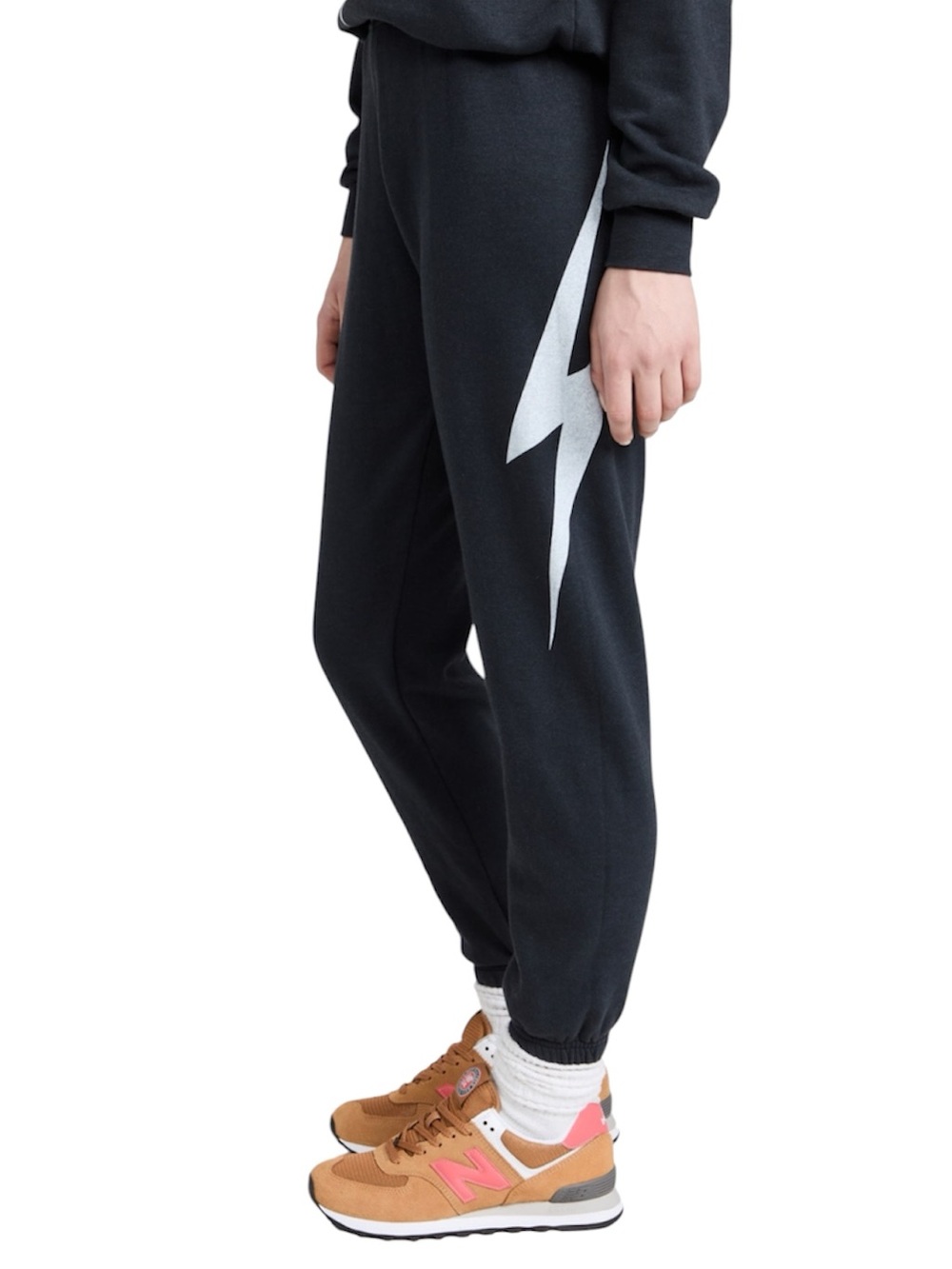 NWOT Aviator Nation Charcoal Bolt Sweatpants - Sz L
